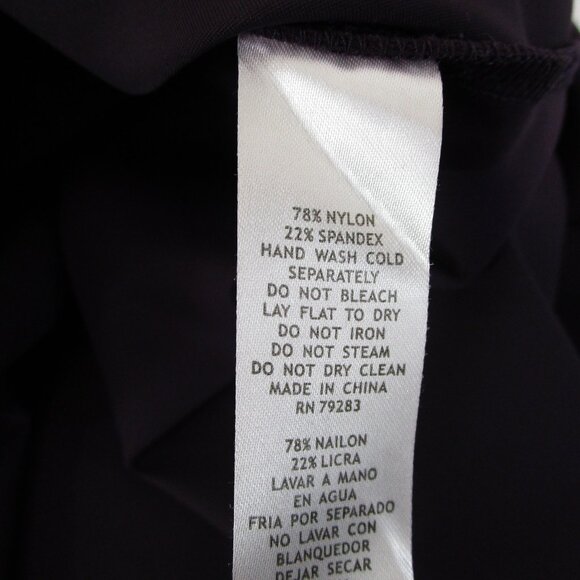 Alex Evenings Womens Plus Size Dark Purple Formal Ruched Sheath Dress Size 24W - Picture 11 of 11